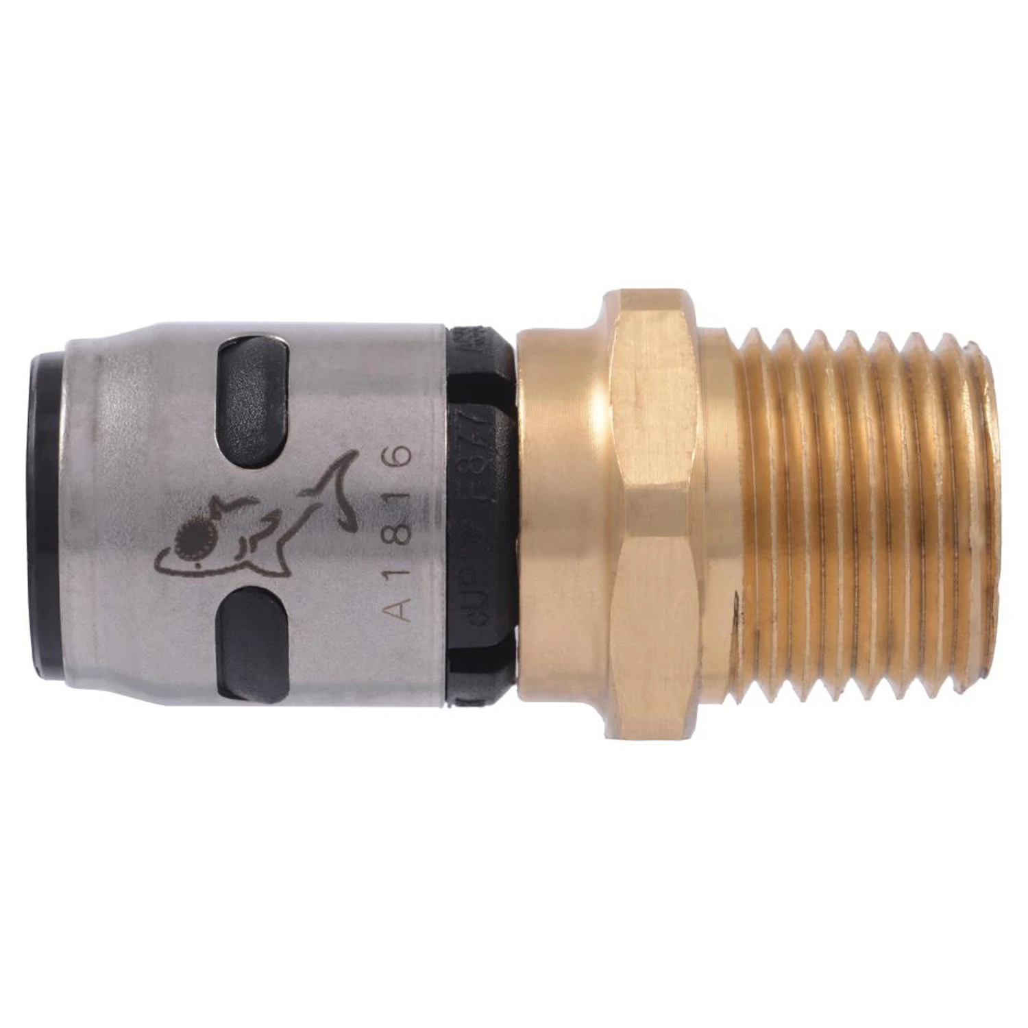 PEX Evopex Push To Connect Brass Male Pipe Adapter, 1/2 In., 6-Pk.