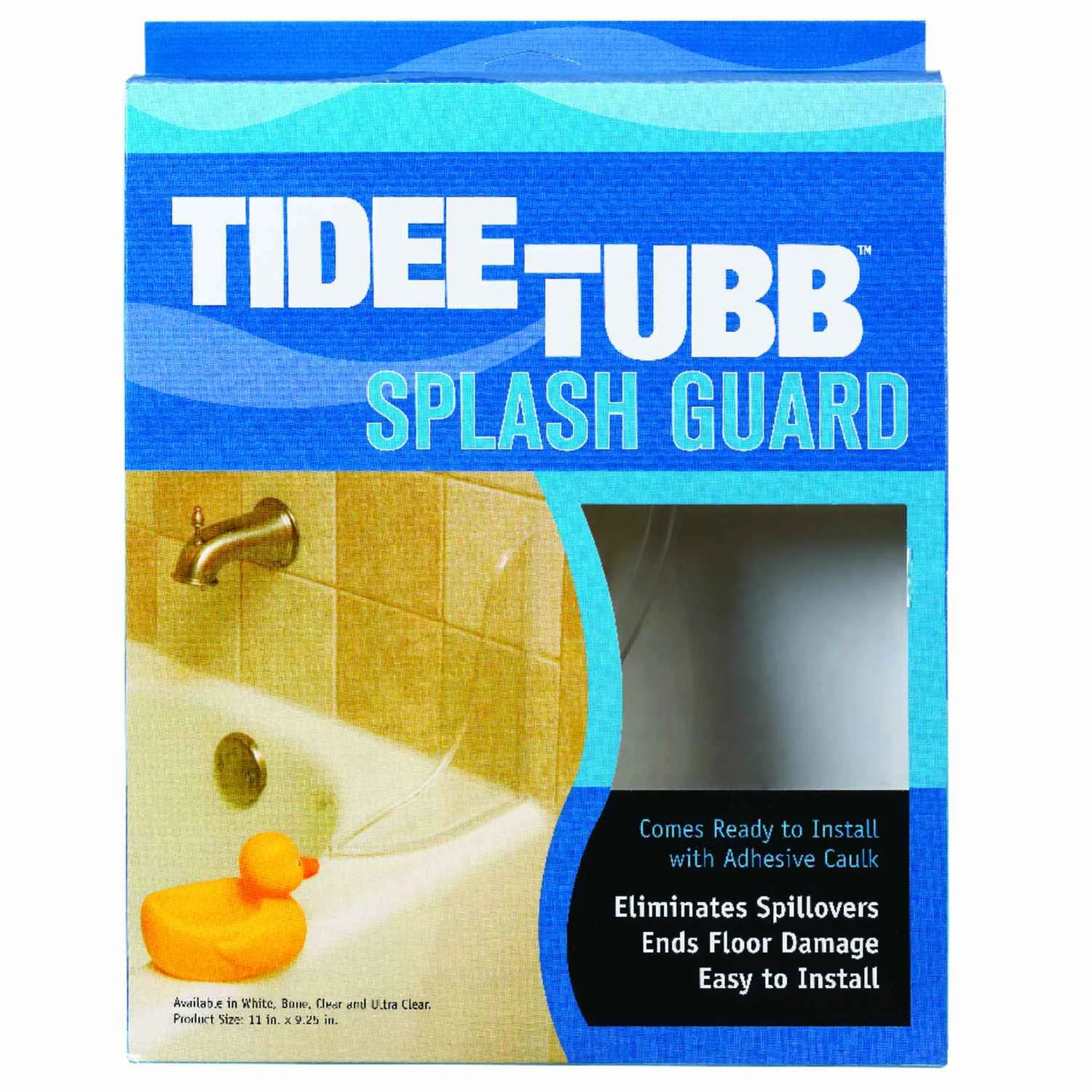 9 in. x 12 in. Plastic Tub Guard in Clear (2-Pack)