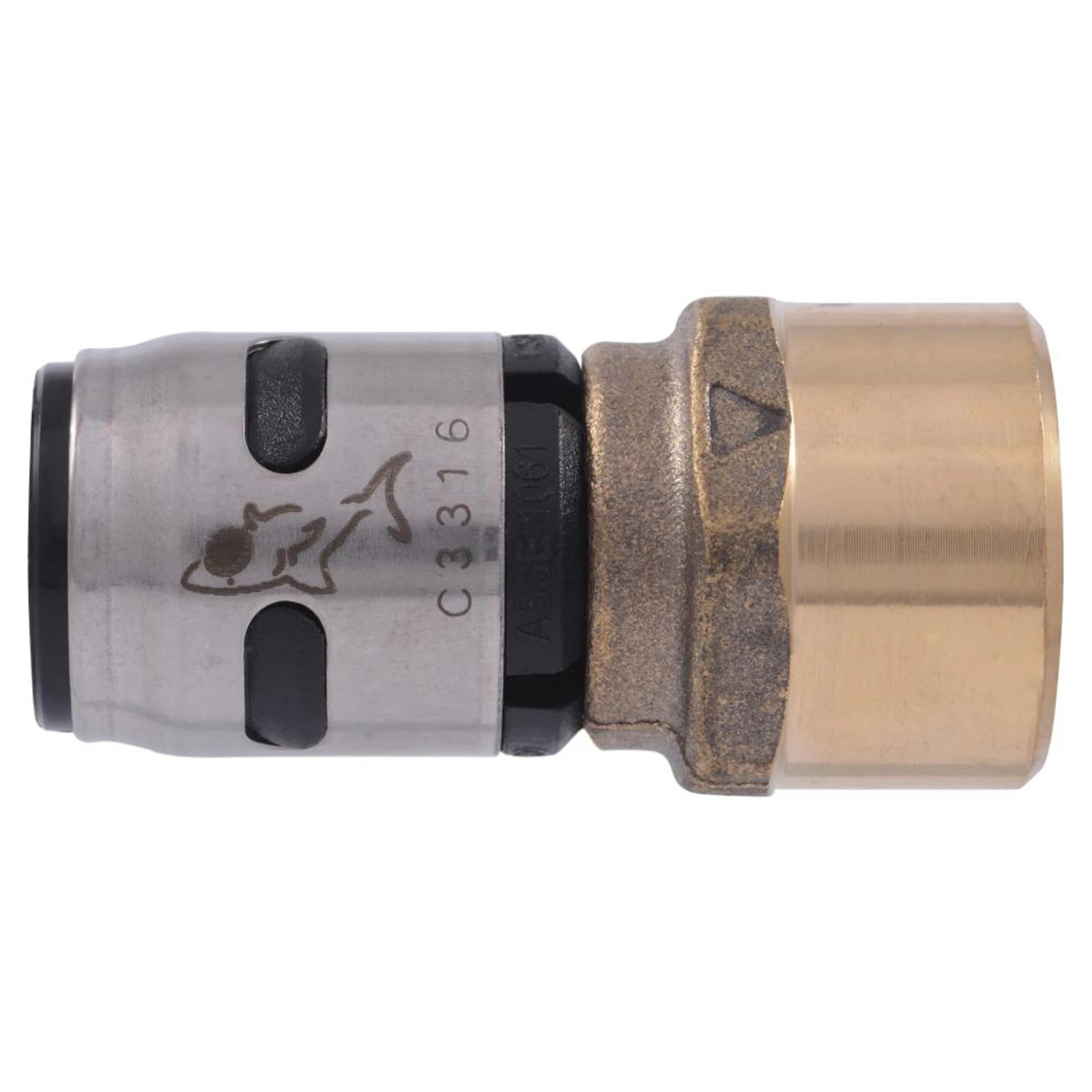PEX Evopex Push To Connect Female Brass Pipe Adapter, 1/2 In., 6-Pk.