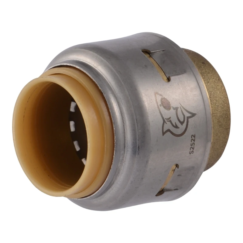 SharkBite Push to Connect 1/2 in. Push X 1/2 in. D Push Steel End Stop
