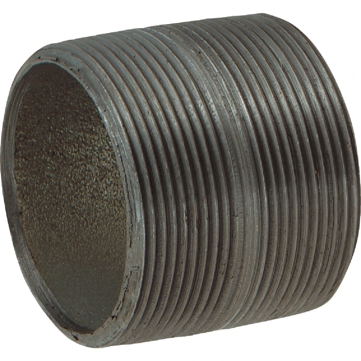 Galvanized Steel Pipe Nipple, 3/4 Inch Diameter, Close Threaded