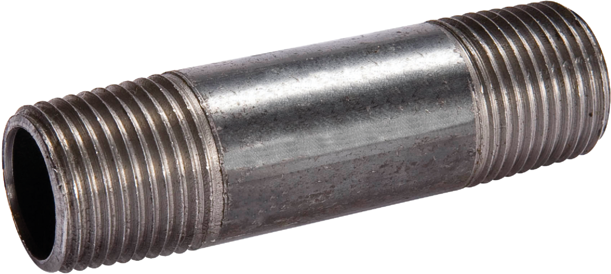 1 In. X 2 In. Schedule 40 Black Steel Pipe Nipple