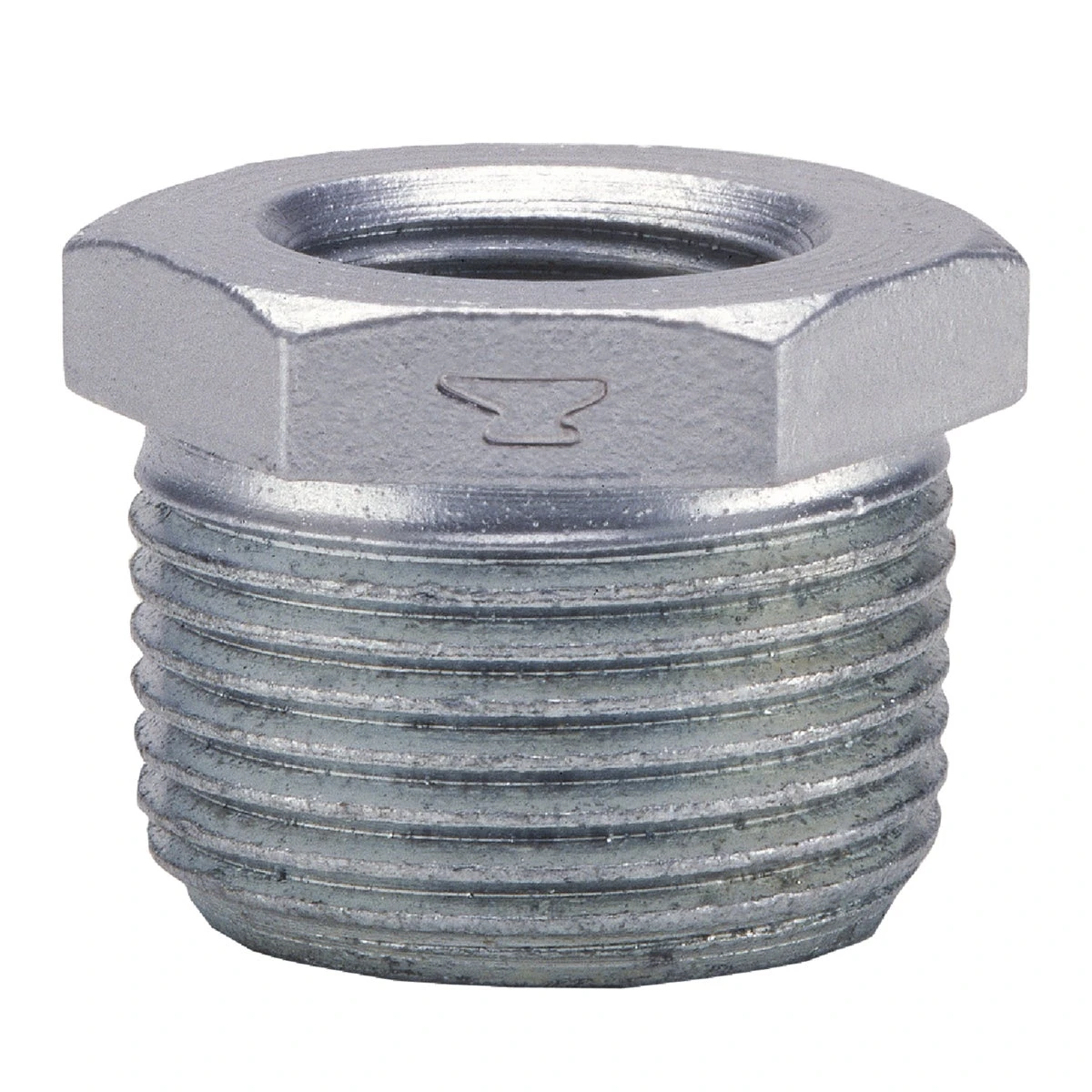 2 In. X 3/4 In. Hex Galvanized Bushing - Malleable Iron Pipe Fitting