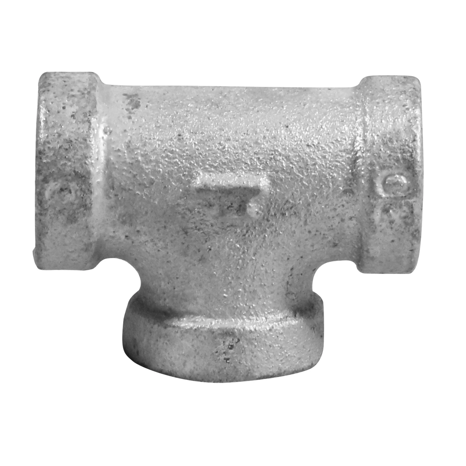 1/4 In. Malleable Iron Galvanized Tee Fitting - Fip Connections