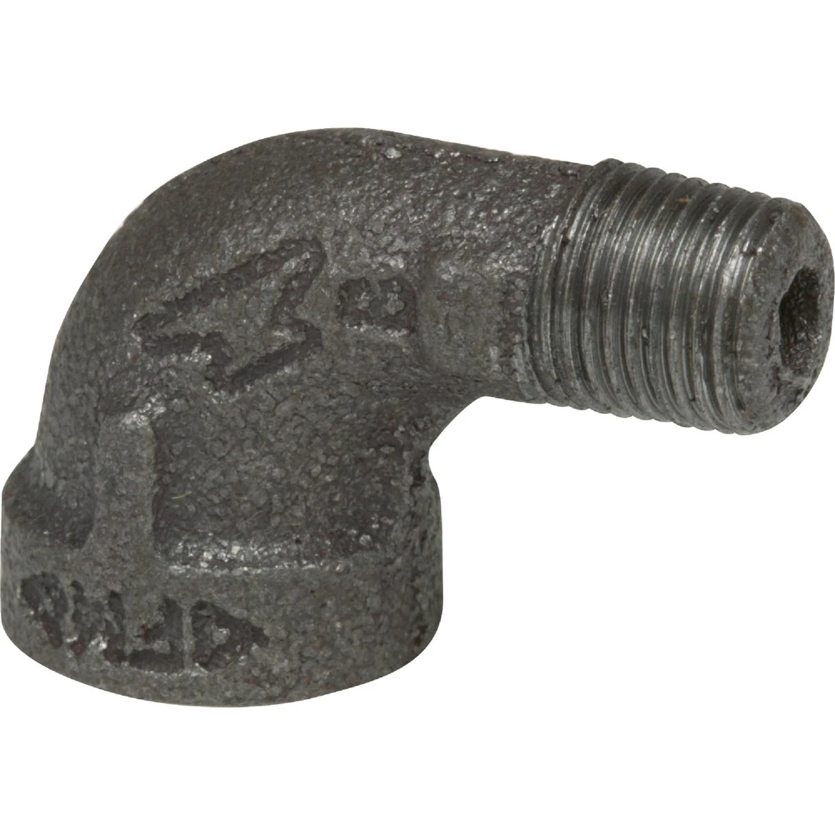 2 In. 90 Degree Malleable Black Iron Street Elbow Fitting