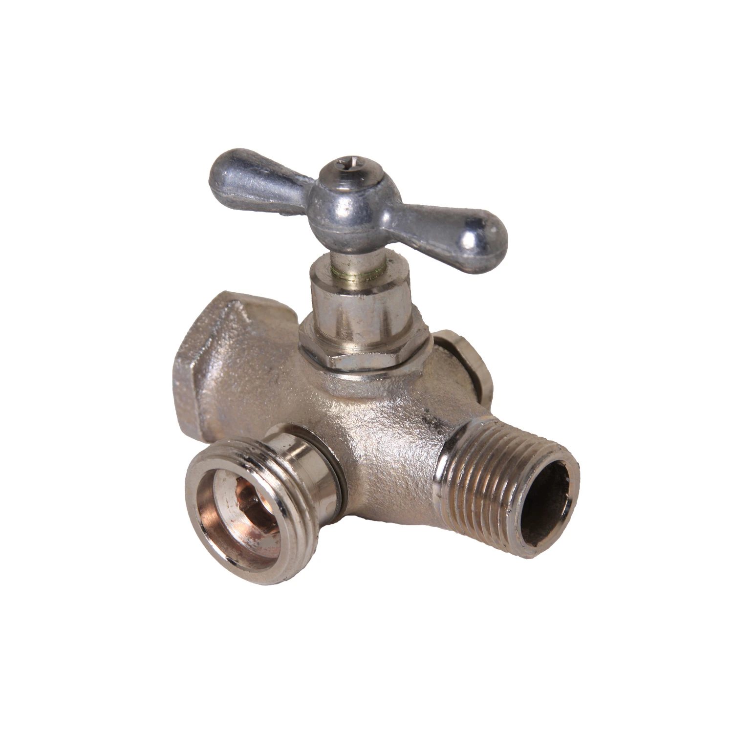 1/2 In. Fpt X 1/2 In. Mip Lead-free Stop Valve With Reversible Bypass
