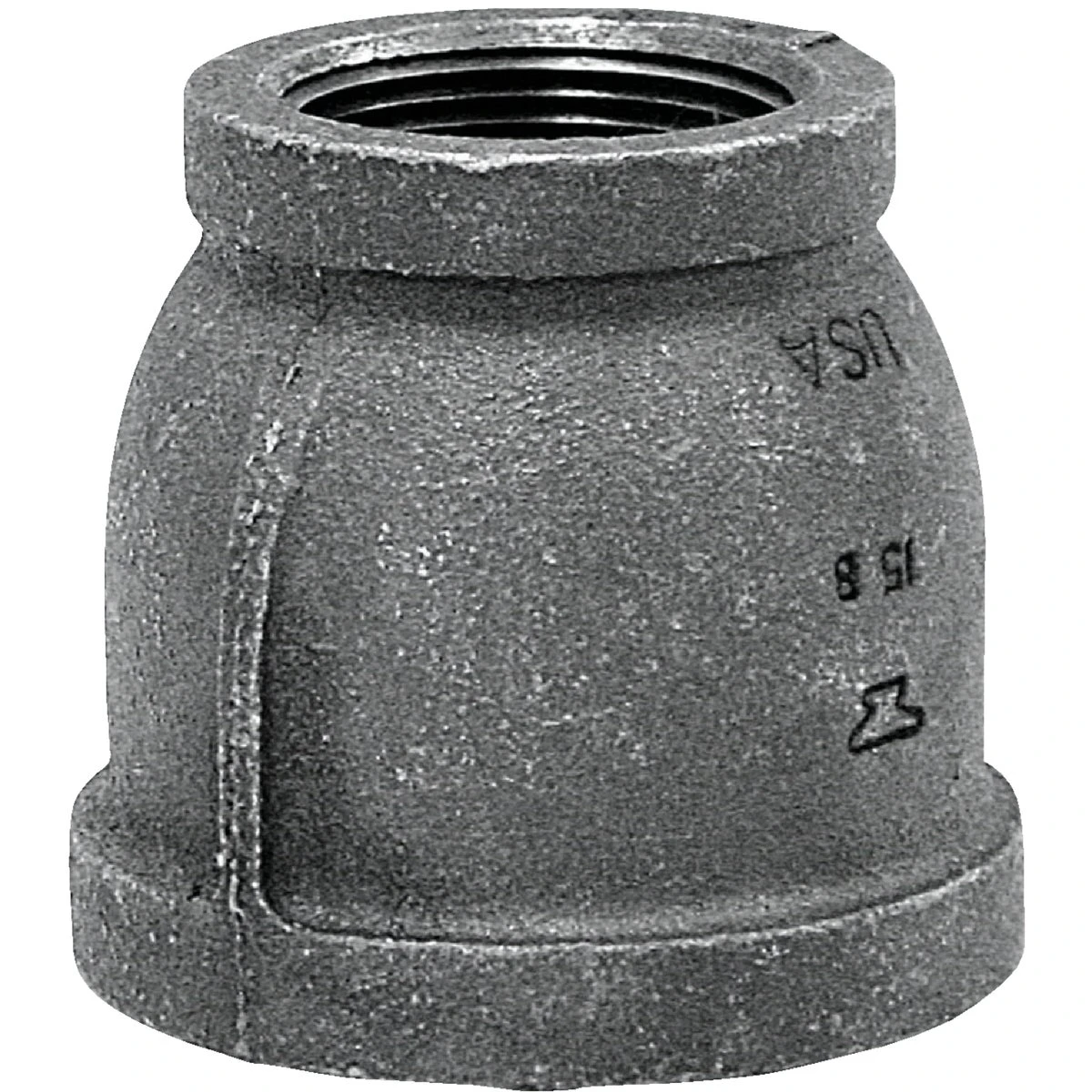 1-1/2 In. X 1-1/4 In. Malleable Black Iron Reducing Coupling