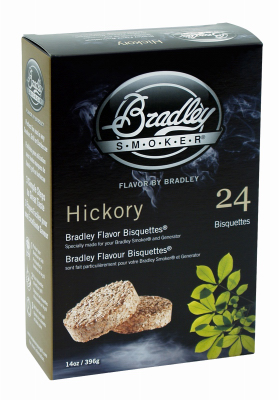 Bradley Smoker All Natural Hickory Wood Bisquettes 24 pk