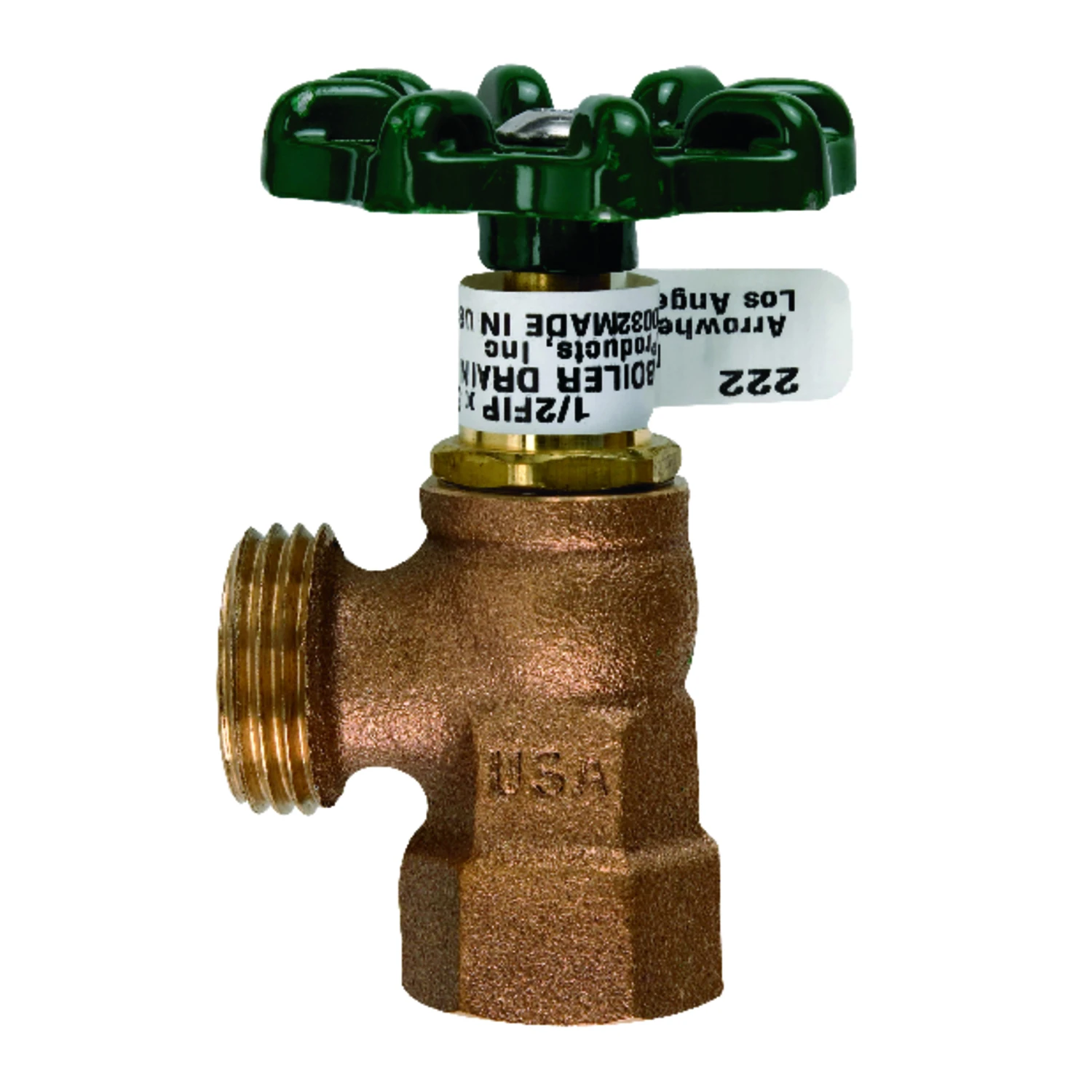 1/2 In. Fip X 3/4 In. Hose Thread Boiler Drain Valve