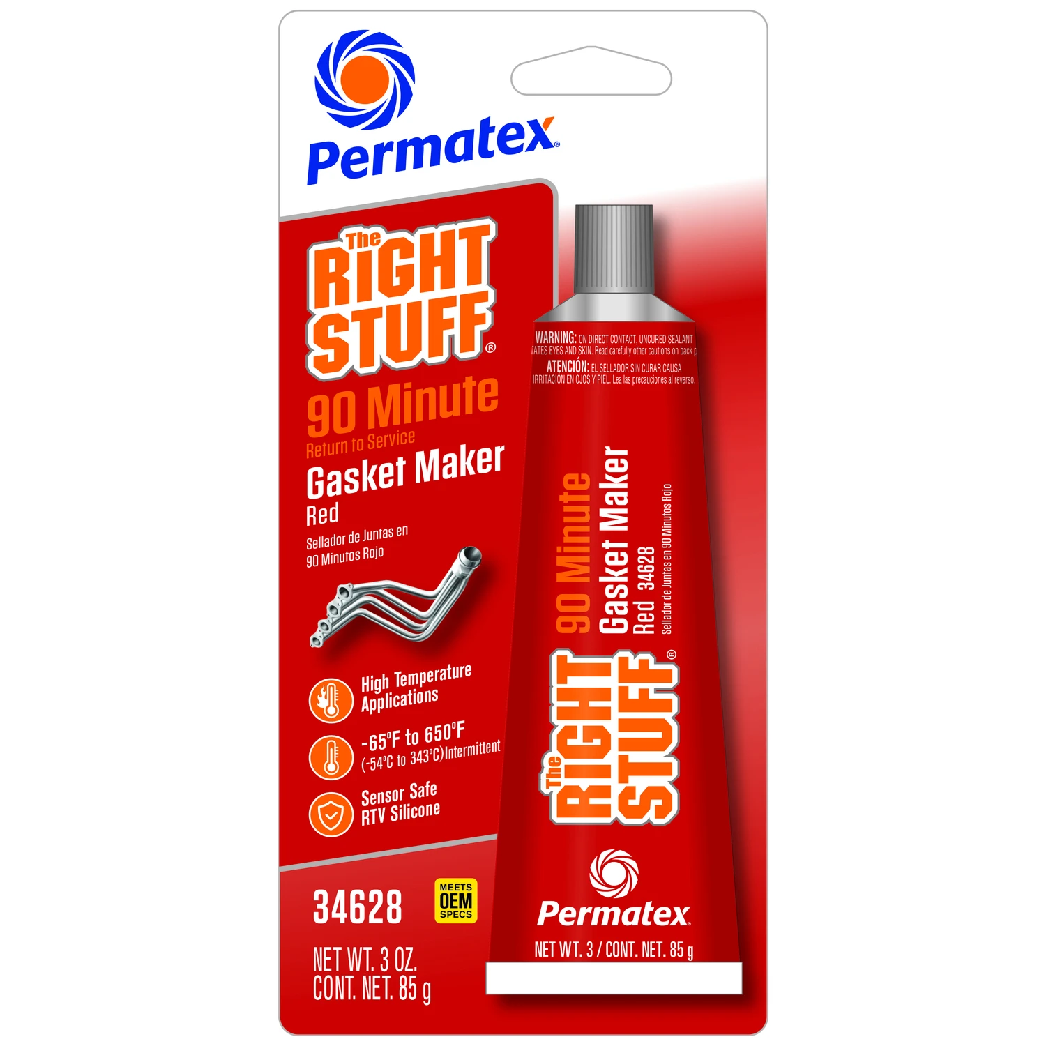 34628 Right Stuff 90 Minute Gasket Maker&#44; Black