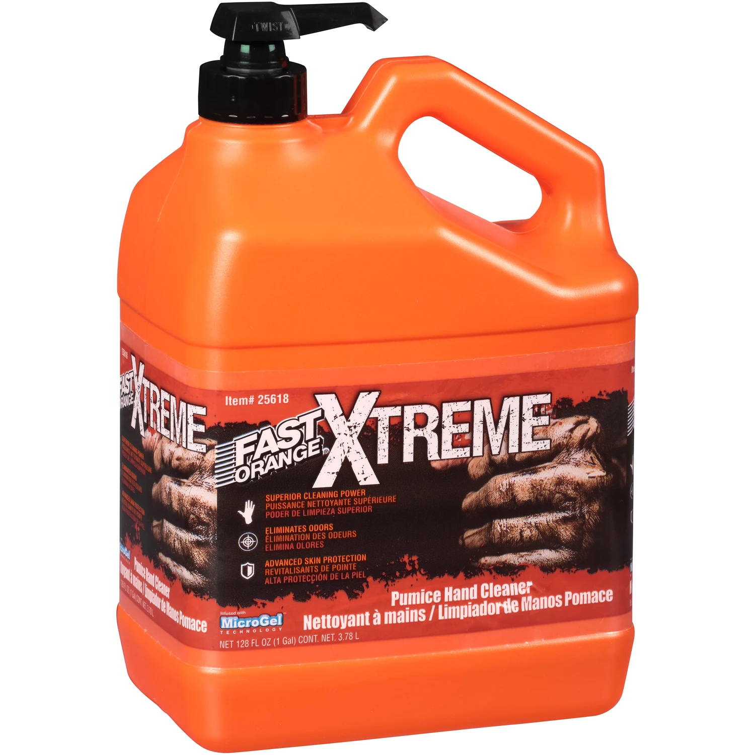 Xtreme Orange Scent Pumice Hand Cleaner 128 Oz Professional Grade