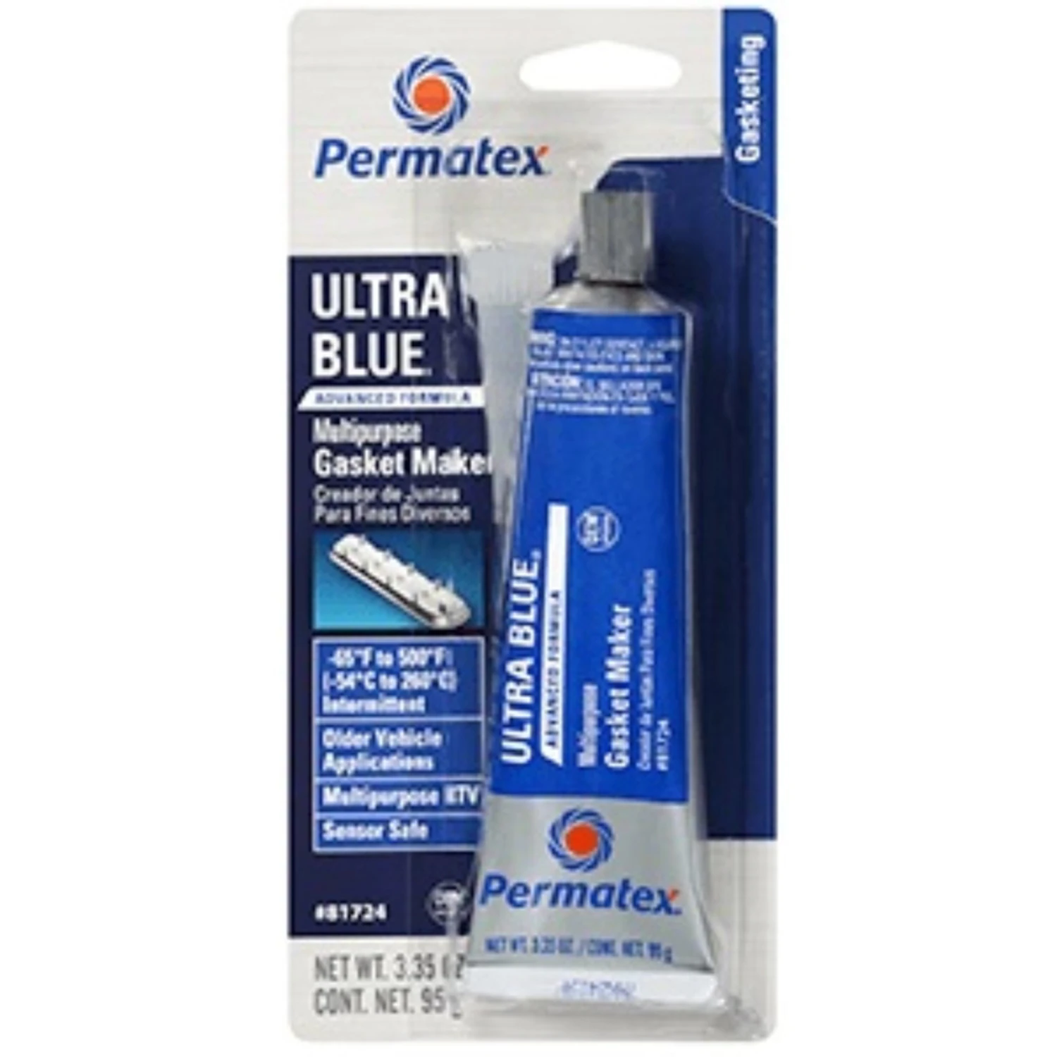Ultra Blue RTV Silicone Gasket Maker, 3 oz.