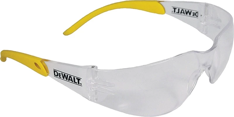 Protector Clear/yellow Frame Safety Glasses With Clear Lenses Dpg54-1c