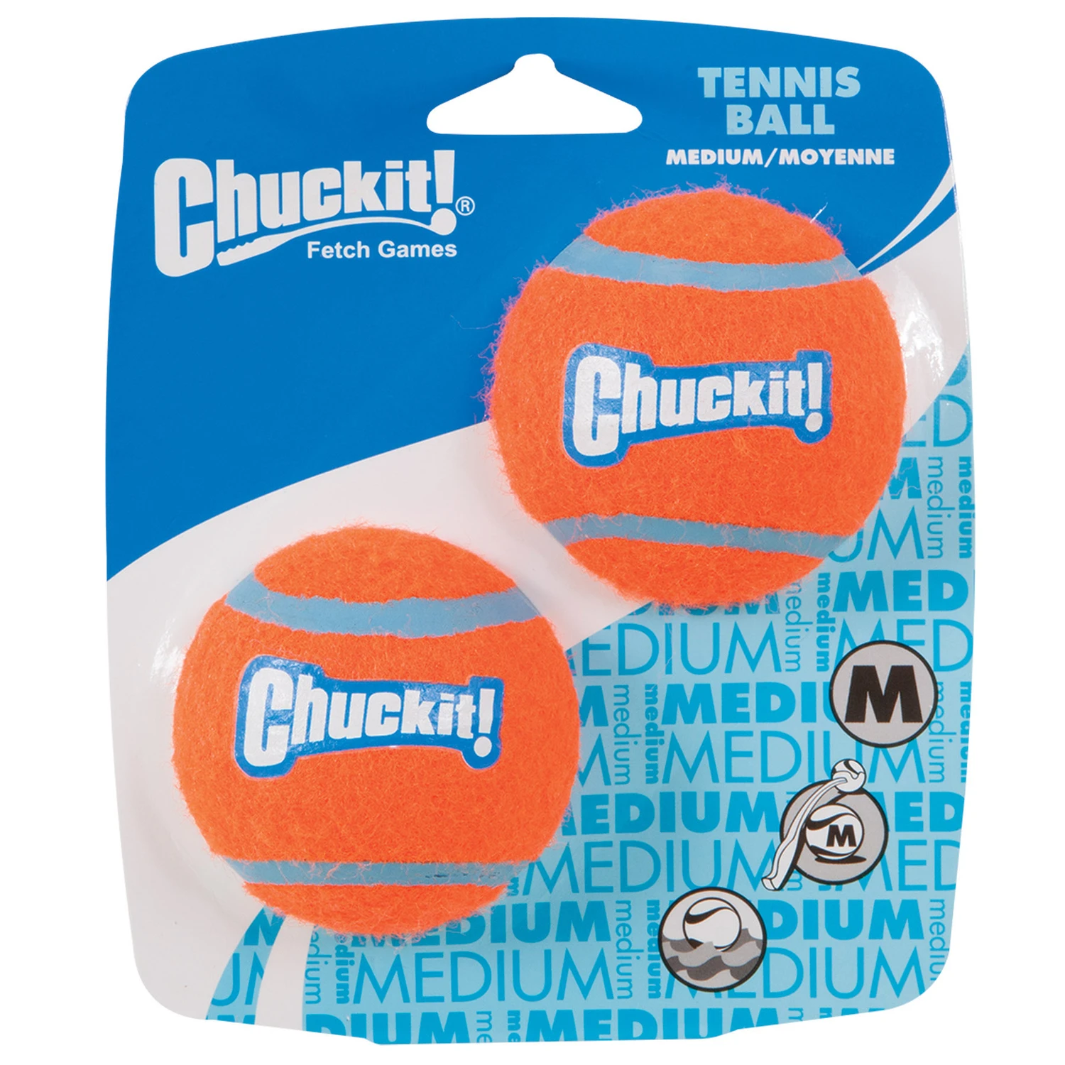 2-Pack Medium Tennis Ball