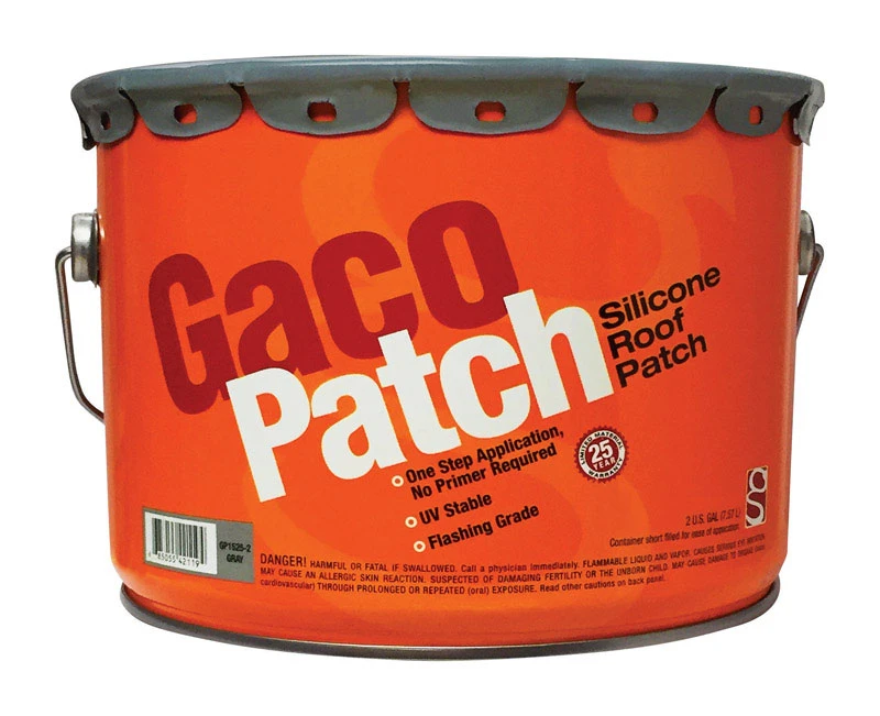 Patch 2 Gallon Gray Silicone Roof Patch - Model Gp1525
