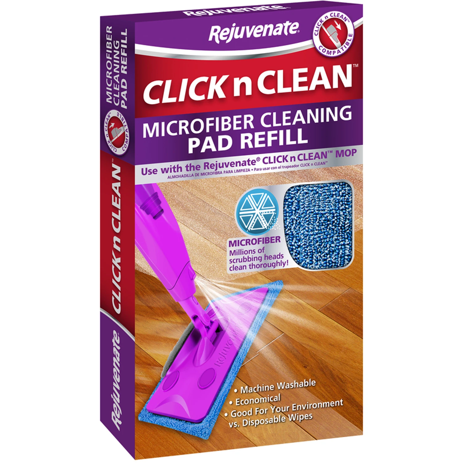 Click N Clean Microfiber Cleaning Pad Refill