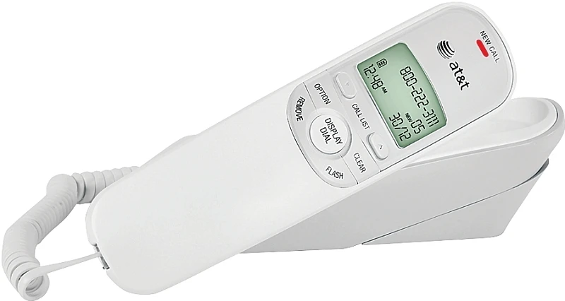 Tr1909white Corded Trim Line Telephone With Caller Id And Volume Control