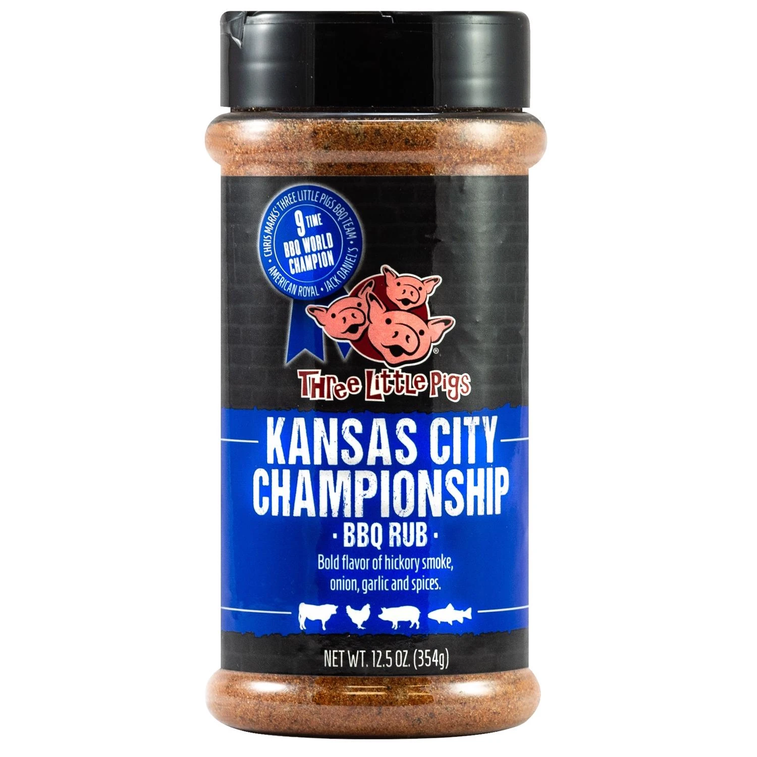 6.5 Oz. Kansas City Championship Bbq Rub - Sweet & Spicy Flavor