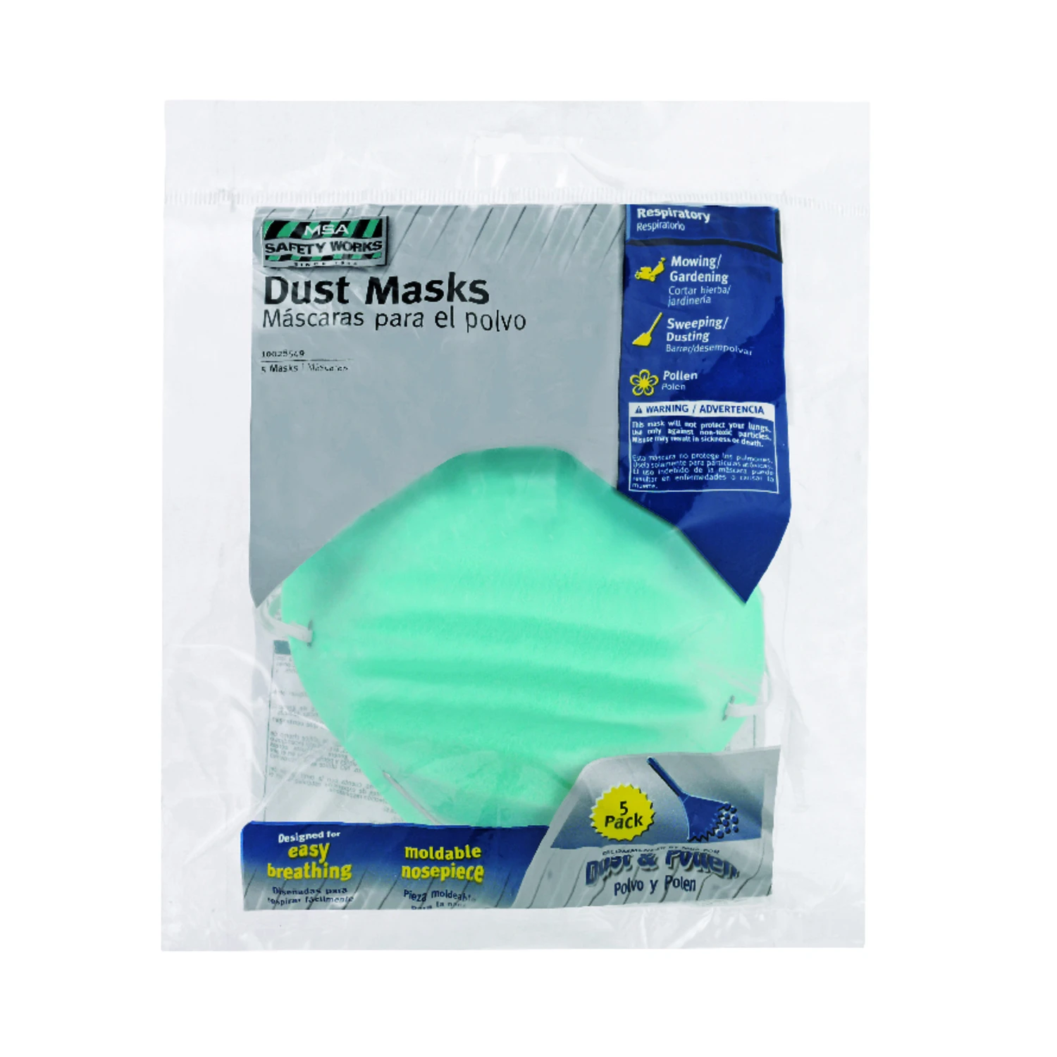 Non-Toxic Dust Masks, 5-Pk.