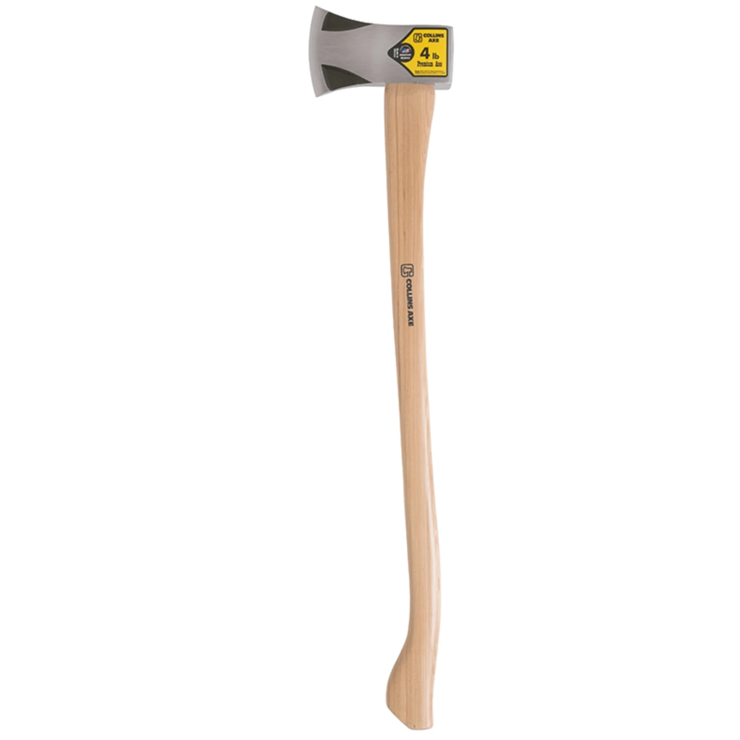 4 Lb Single Bit Splitting Axe 35 In. Wood Handle Forged Steel