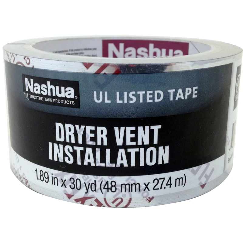 Dryer Vent Installation Duct Tape, 1.89 In. x 30 Yd.