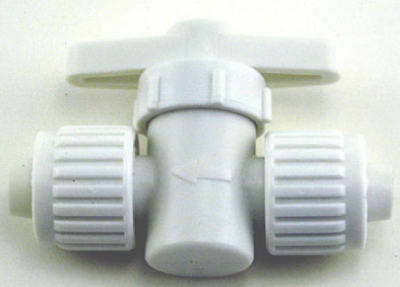 3/8 In. Pex X 3/8 In. Pex Plastic White Straight Stop Valve