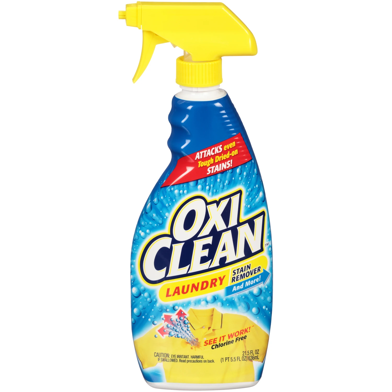Laundry Stain Remover Spray, 21.5 Ounce Bottle for Effective Stain Treatment