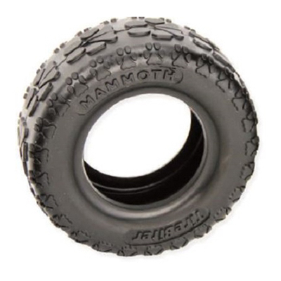 Mammoth Tire Biter Ii Dog Toy For Medium Dogs, 5-inch Durable Rubber