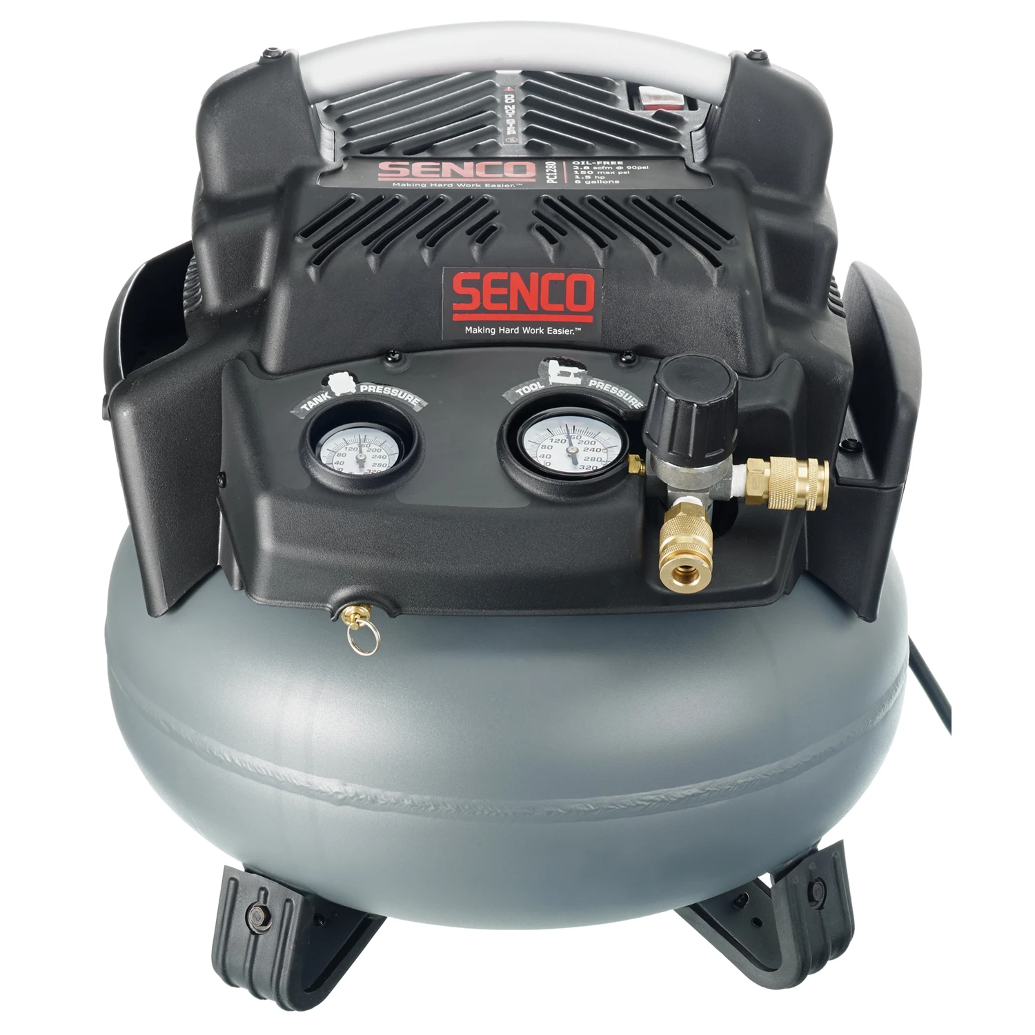 6 Gallon Portable 150 Psi Pancake Air Compressor 1.5 Hp Model Pc1280