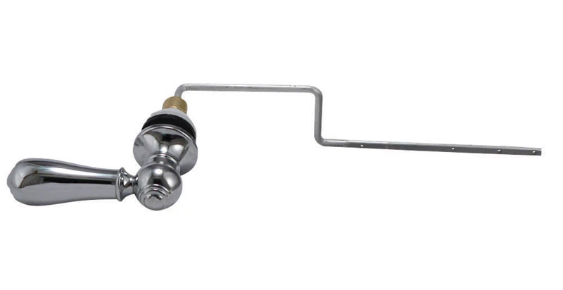 Universal Fit Chrome Toilet Tank Lever With Metal Bent Arm