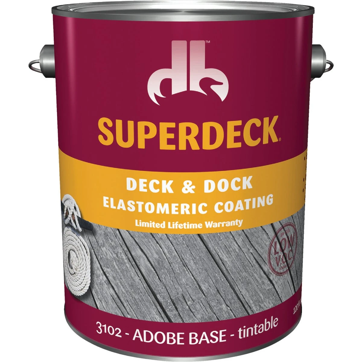 Adobe Deck & Dock Elastomeric Coating 1 Gallon - Sc0031024-16