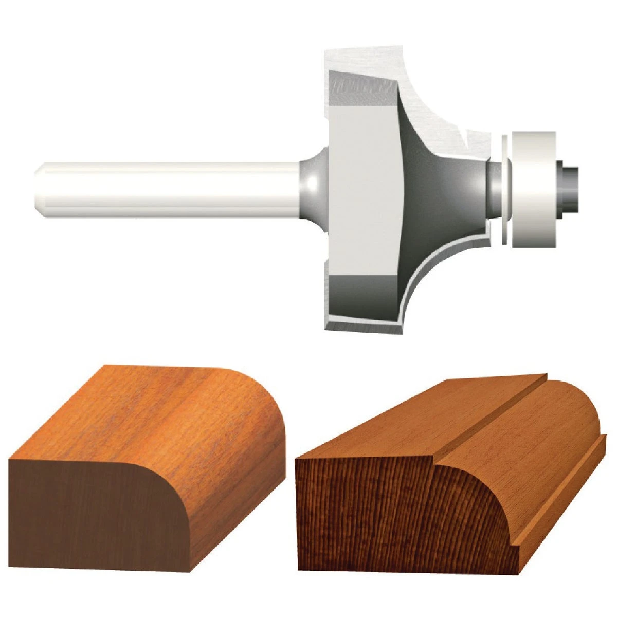Carbide Tipped 1 In. Cove & Bead Router Bit 2-1/8 In. Length