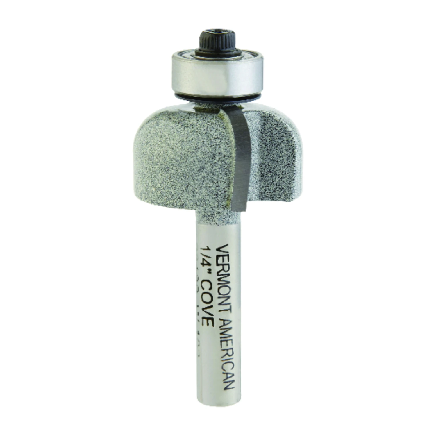 0.25 by 0.5 Inch 2-Flute Cove Router Bit for Woodworking