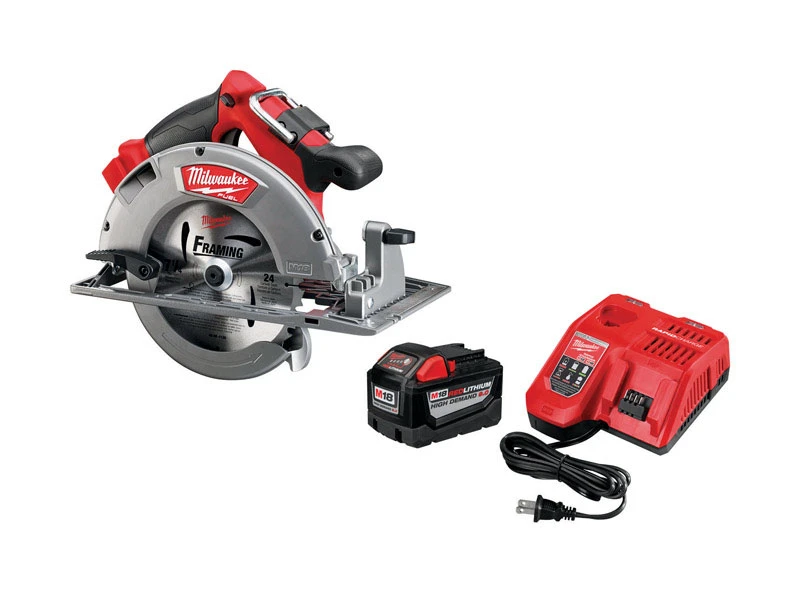M18 Fuel 18-volt Lithium-ion Brushless 7-1/4 In. Circular Saw Kit With Battery And Charger