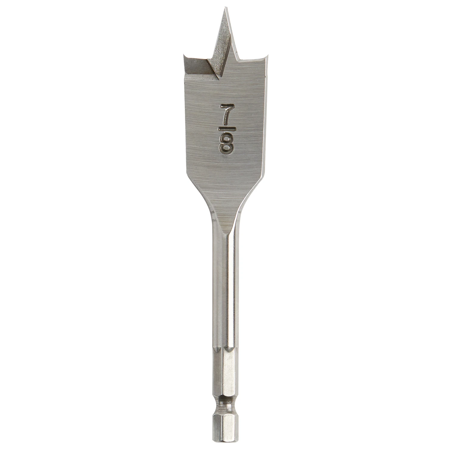 7/8 In. X 4-1/2 In. Flat Boring Auger Bit With 1/4 In. Hex Shank