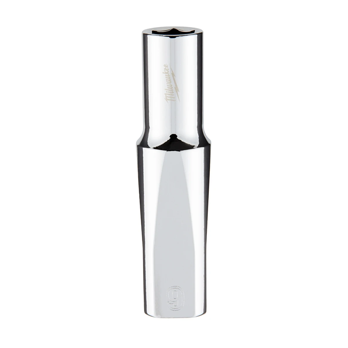 3/8 In. Drive 9 Mm 6-point Deep Metric Socket With Four Flat Sides