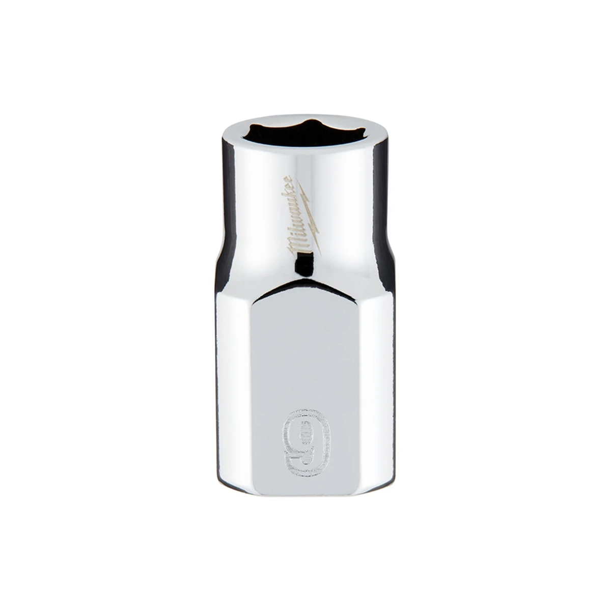 3/8 In. Drive 9 Mm 6-point Shallow Metric Socket With Four Flat Sides