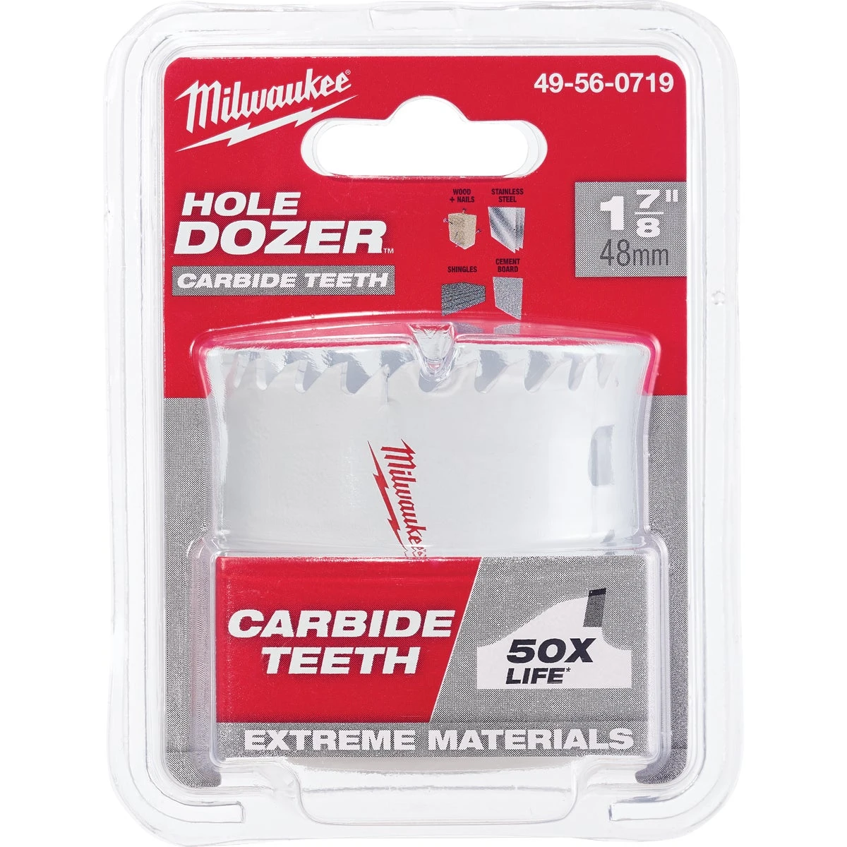 Hole Dozer 1-7/8 In. Carbide Teeth Hole Saw - Model 49-56-0719