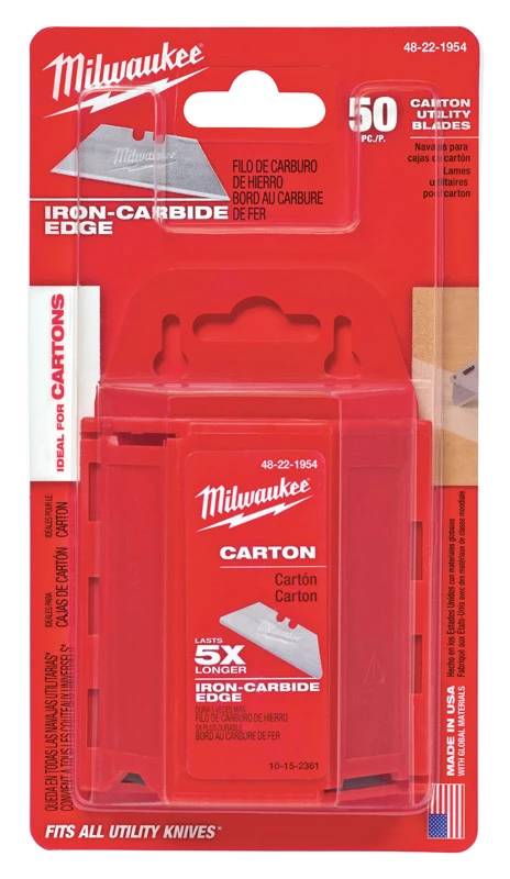 Milwaukee Micro Carbide Metal Utility Utility Blade 3 in. L 50 pc