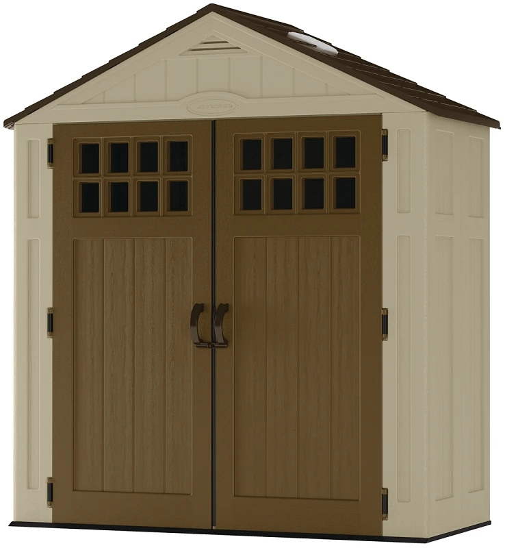 Everett 6 Ft. X 3 Ft. Resin Storage Shed With 94 Cu. Ft. Capacity