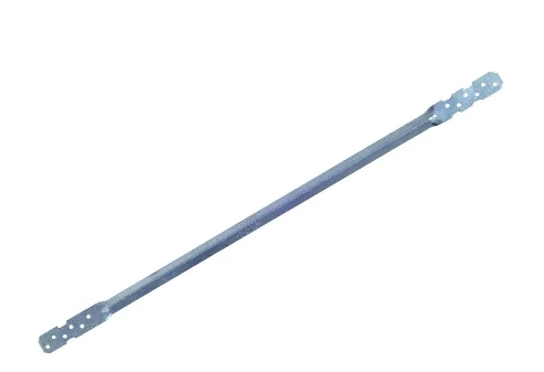19.5" Galvanized Steel Tension Bridging For 2x8 & 2x10 Joists