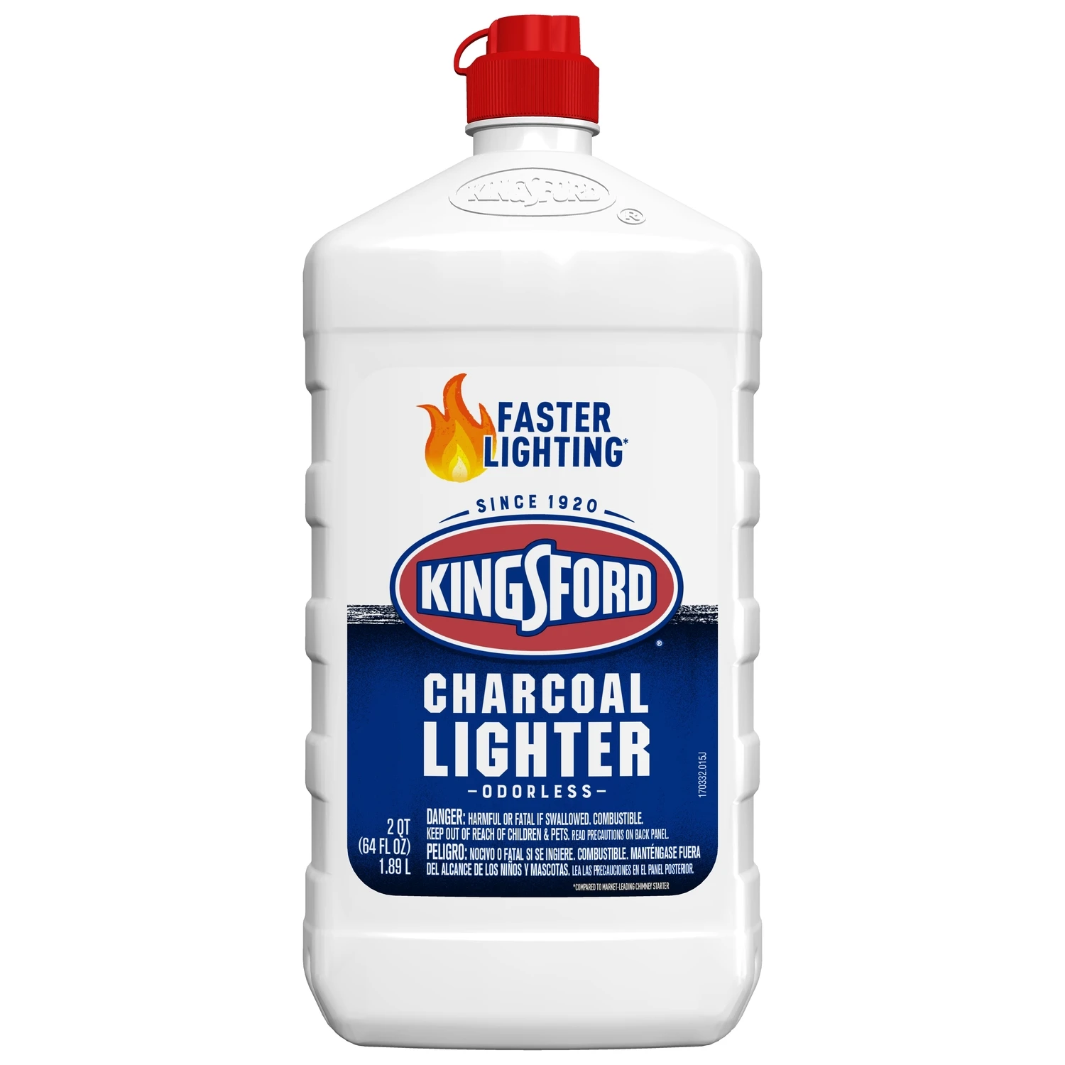 Odorless Charcoal Lighter Fluid 64 Oz - Quick Lighting Solution
