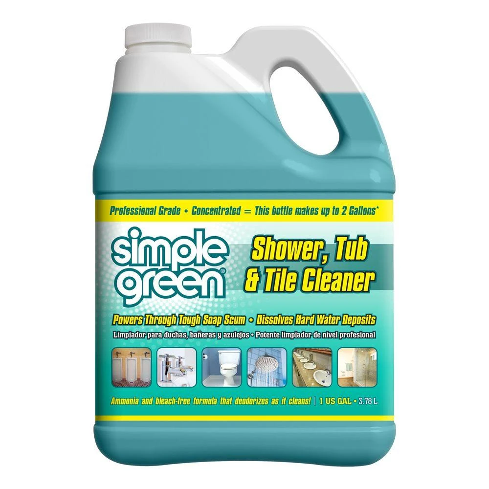 Professional Grade Shower Tub & Tile Cleaner, 1 Gallon - Heavy-duty Formula