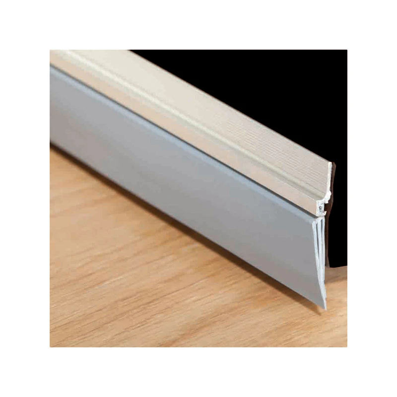 Cinch 36 In. Silver Aluminum/vinyl Door Bottom Weatherstrip Replacement