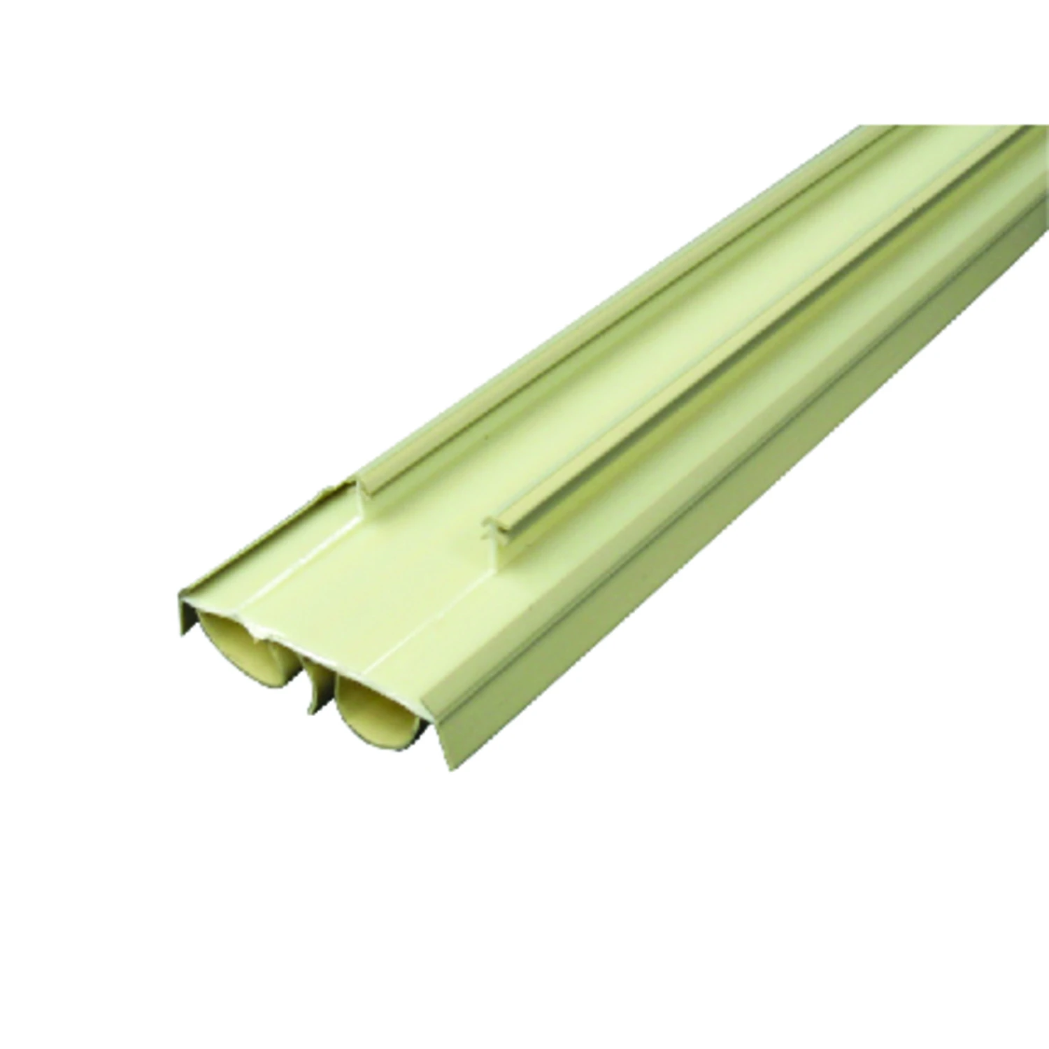 36 In. Beige Vinyl Kerf Style Door Bottom With Bulbs And Fins