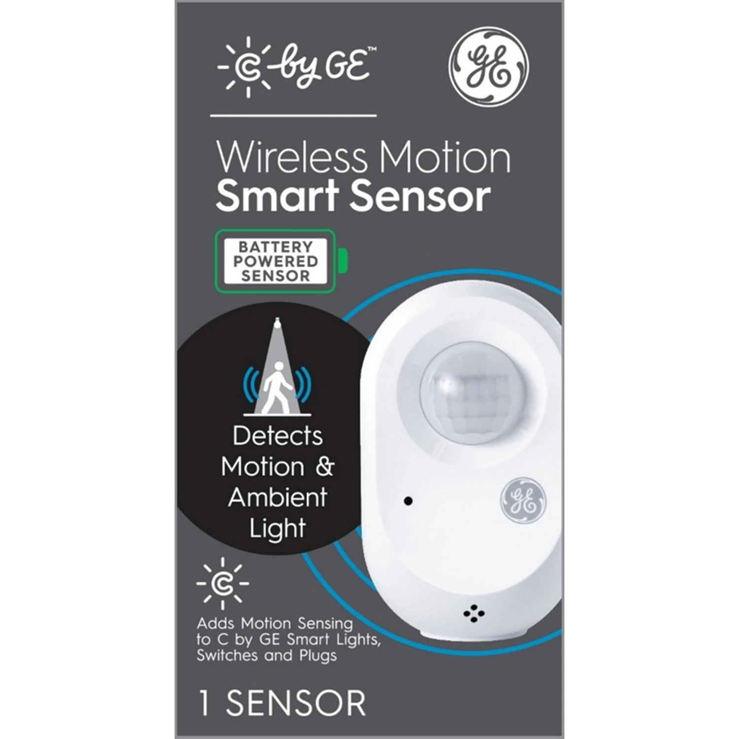 Cync Smart Wireless Motion Sensor Switch, White