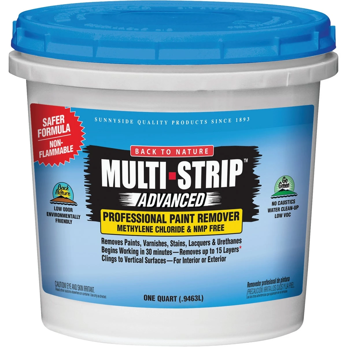 Multi Strip Advanced Professional Paint Remover, One Quart Container