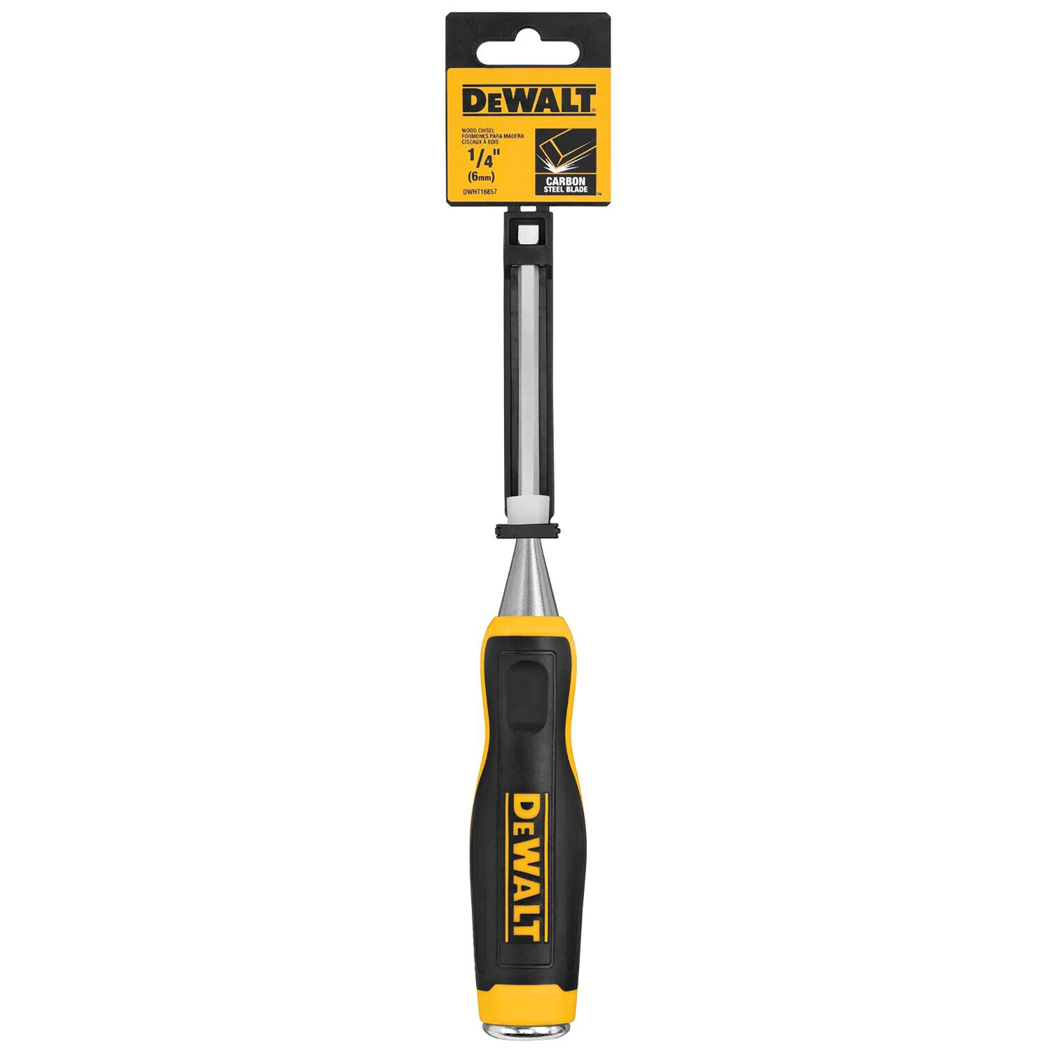 1/4 In. Wood Chisel With Carbon Steel Blade And Ergonomic Handle