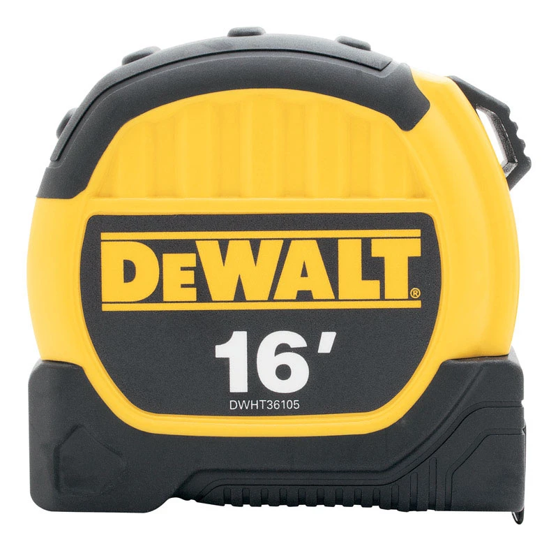 DeWalt 16 ft. L x 1.13 in. W Tape Measure Black/Yellow 1 pk