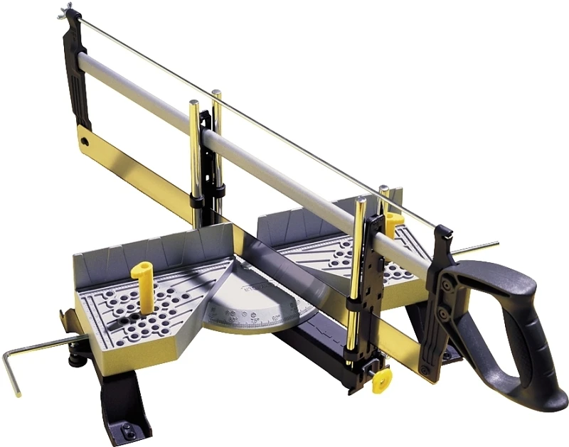 Aluminum Adjustable Angle Clamping Miter Box With 22 Inch Saw - Model 20-800